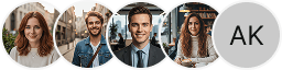 Multiple investor profile avatars on Nguon Loivinh trading review block